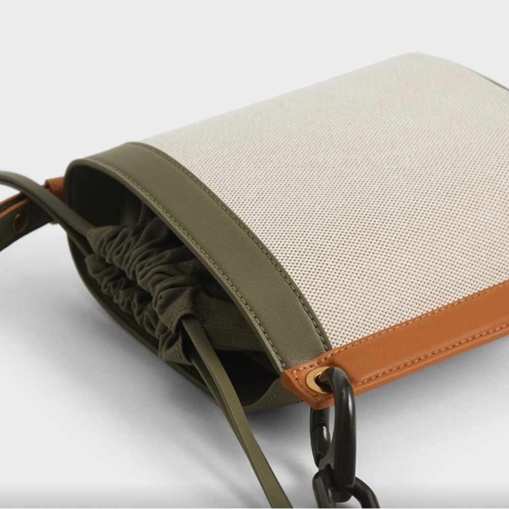 Charles & Keith Two-Tone Shoulder Bag - Picture 5 of 5